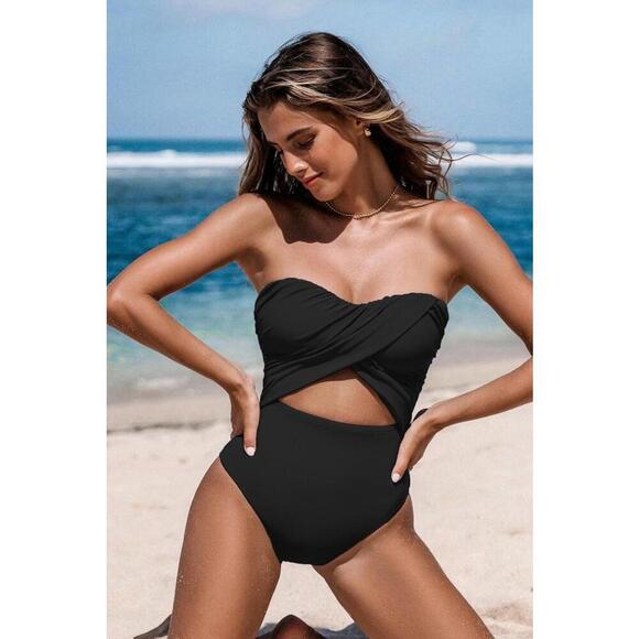 NWT Cupshe Cutout Removable Strap One-Piece Swimsuit - Size Small - Picture 3 of 3